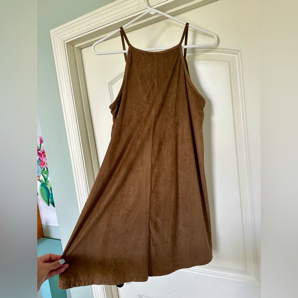 Maurice’s - Adorable Brown Suede Fringe Dress! - Picture 6 of 8